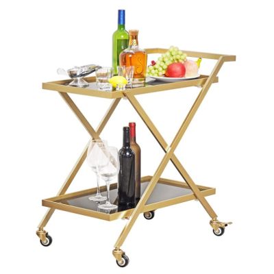Image two of Black & Gold Bar Cart